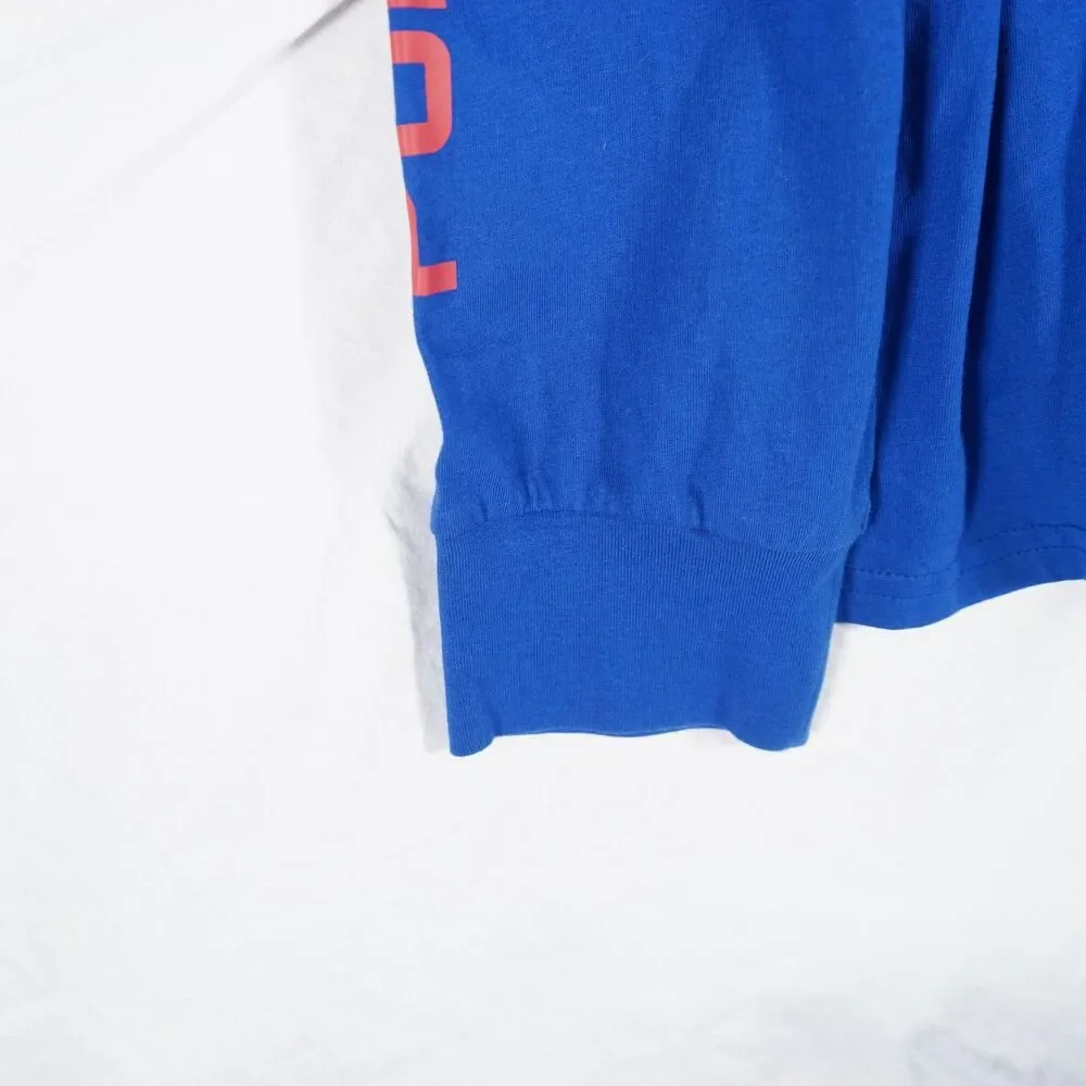 Polo Ralph Lauren Shirt Hoodie NWT Big Pony Blue Red White Spellout XL